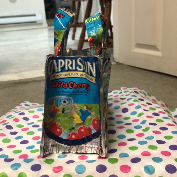 Handmade Capri Sun/Juice Pouch Lunch Bag/Purse - Picture 3 of 9